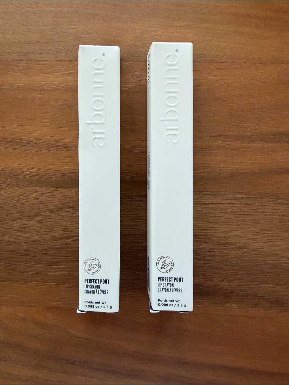 Arbonne Perfect Pout Creamy Lip Pencil - ‘Love Letter’ and ‘Sweet Embrace’ 2.5g - Picture 2 of 3